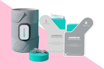 Motive's at-home knee treatment device, which is for sale at Amazon.