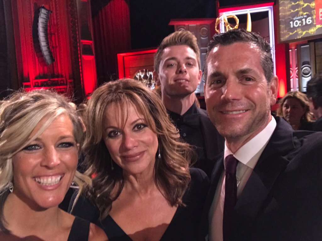 Laura Wright, Nancy Lee Grahn, Chad Duell, & Frank Valentini @ Emmys - Twitter