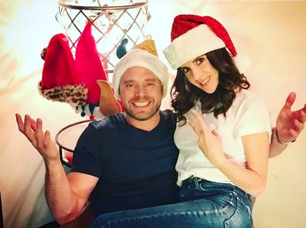 Billy Miller and Kelly Monaco Holiday - Instagram
