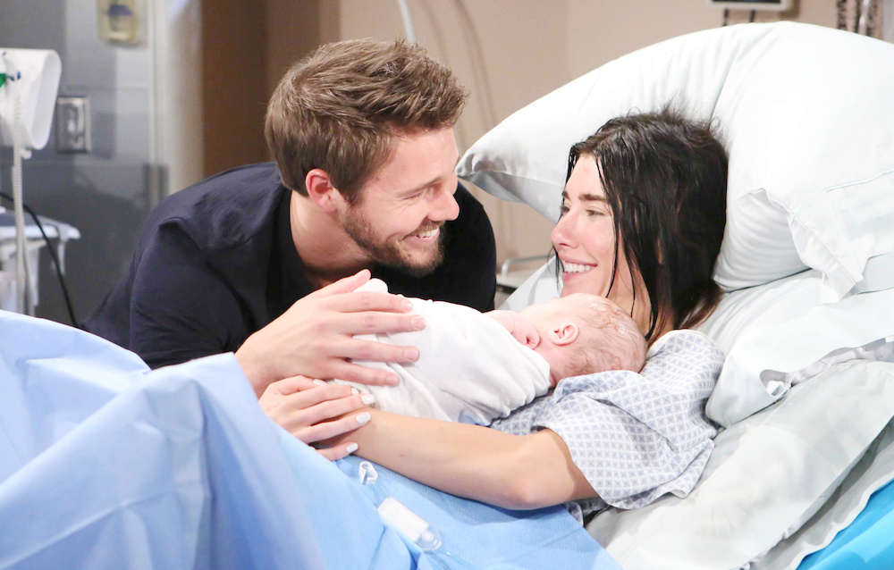 The Bold and The Beautiful Liam Steffy baby Kelly